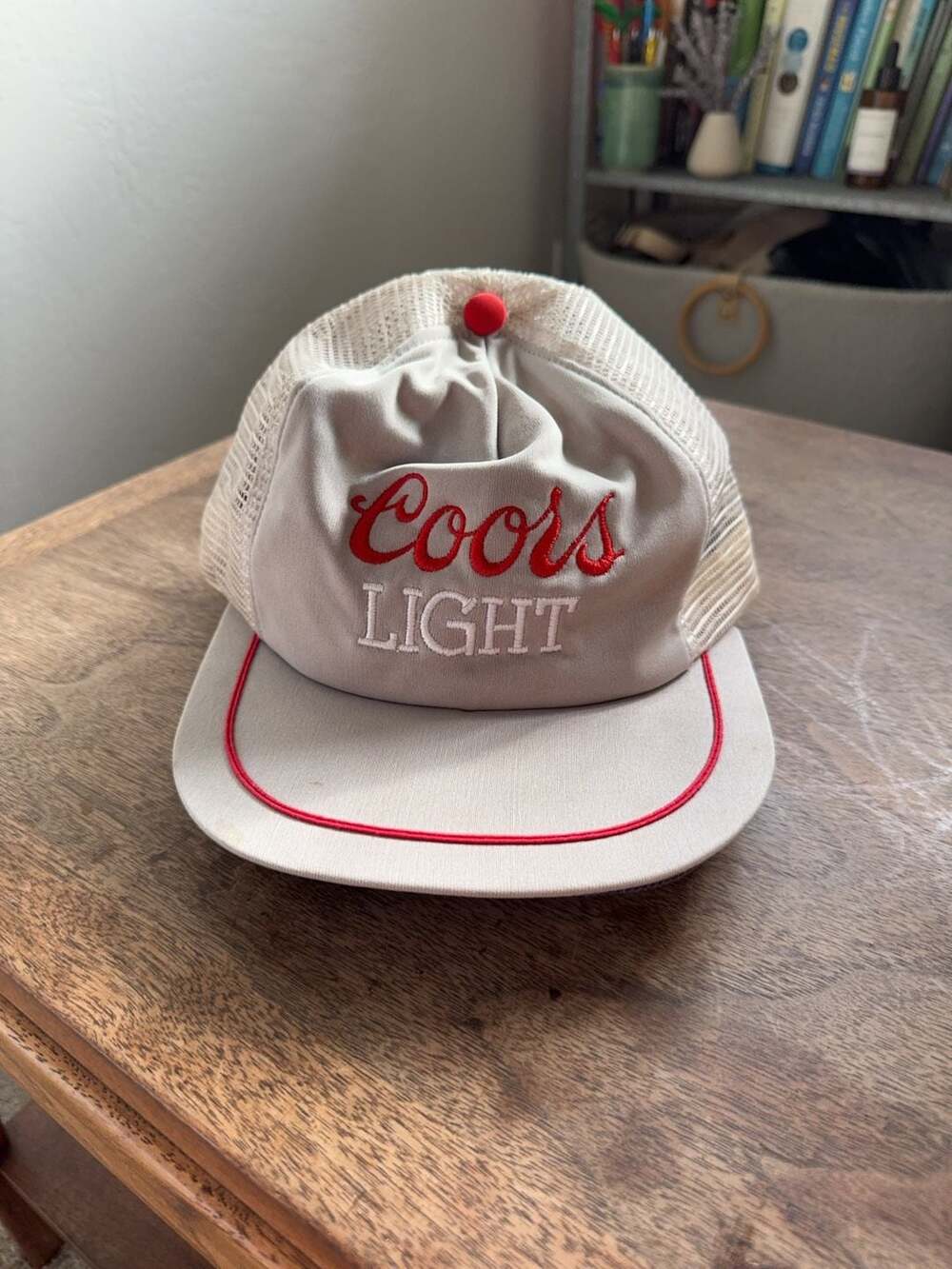 Vintage Coors Light Trucker Hat Snapback California Headwear Adult